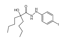 2-Butyl-2-hydroxy-hexanoic acid N'-(4-iodo-phenyl)-hydrazide Structure