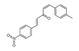 1-(4-methylphenyl)-5-(4-nitrophenyl)penta-1,4-dien-3-one结构式