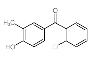 (2-chlorophenyl)-(4-hydroxy-3-methyl-phenyl)methanone Structure