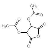 二-O-乙酰基-L-酒石酸酐结构式