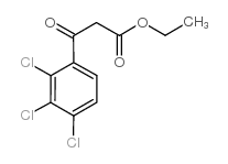 3-氧代-3-(2,3,4-三氯苯基)丙酸乙酯结构式
