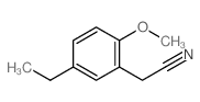 2-(5-ethyl-2-methoxy-phenyl)acetonitrile structure