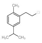 2-(2-chloroethyl)-1-methyl-4-propan-2-yl-benzene Structure