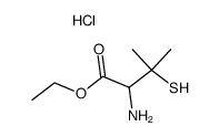D-penicillamine ethyl ester hydrochloride Structure