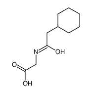 2-[(2-cyclohexylacetyl)amino]acetic acid Structure