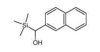 (+/-)-1-(2-naphthyl)-1-(trimethylsilyl)methanol Structure