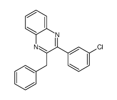 2-benzyl-3-(3-chlorophenyl)quinoxaline结构式
