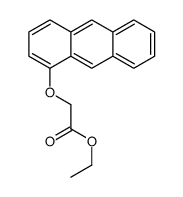 ethyl 2-anthracen-1-yloxyacetate Structure
