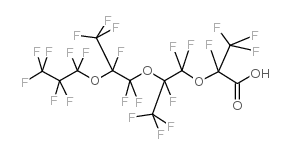 2,3,3,3-四氟-2-(1,1,2,3,3,3-六氟-2-(1,1,2,3,3,3-六氟-2-(三氟甲氧基)丙氧基)丙氧基)丙酸结构式