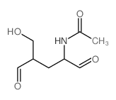 Acetamide,N-[(1R,3S)-1,3-diformyl-4-hydroxybutyl]-, rel- Structure