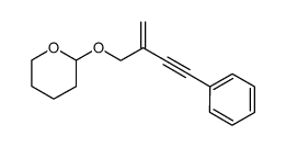 2-((2-methylene-4-phenylbut-3-yn-1-yl)oxy)tetrahydro-2H-pyran结构式