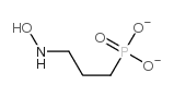 3-( Hydroxyamino )propylphosphonic acid结构式