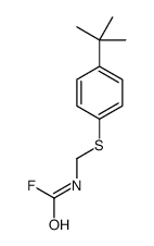 N-[(4-tert-butylphenyl)sulfanylmethyl]carbamoyl fluoride结构式