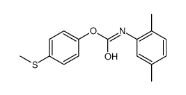 (4-methylsulfanylphenyl) N-(2,5-dimethylphenyl)carbamate结构式