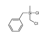 benzyl-chloro-(chloromethyl)-methylsilane Structure