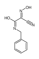 N-benzyl-2-cyano-2-hydroxyiminoacetamide Structure