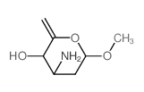 Methyl 3-amino-2,3,6-trideoxyhex-5-enopyranoside Structure