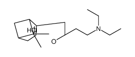 2-[2-(6,6-dimethyl-4-bicyclo[3.1.1]hept-3-enyl)ethoxy]-N,N-diethylethanamine,hydrochloride Structure