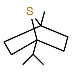 4-isopropyl-1-methyl-7-thiabicyclo[2.2.1]heptane结构式