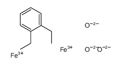 1,2-diethylbenzene,iron(3+),oxygen(2-) Structure