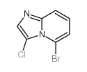 5-BROMO-3-CHLOROH-IMIDAZO[1,2-A]PYRIDINE结构式
