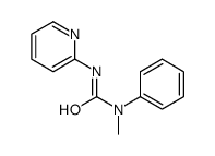1-methyl-1-phenyl-3-pyridin-2-ylurea结构式