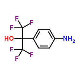2-(4-Aminophenyl)-1,1,1,3,3,3-hexafluoropropan-2-ol structure