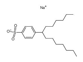 Sodium p-(7-tetradecyl)benzene sulphonate结构式
