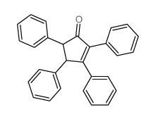 2,3,4,5-tetraphenylcyclopent-2-en-1-one结构式