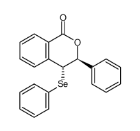 3,4-dihydro-3-phenyl-4-(phenylseleno)isocoumarin Structure