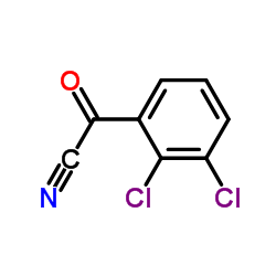 2,3-Dichlorobenzoyl cyanide Structure