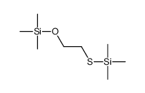trimethyl(2-trimethylsilyloxyethylsulfanyl)silane结构式