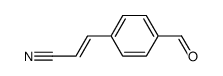 2-Propenenitrile, 3-(4-formylphenyl)- (9CI)结构式