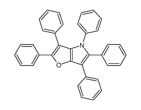 2,3,4,5,6-Pentaphenyl-4H-furo[3,2-b]pyrrol Structure