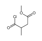 methyl 4-chloro-3-methyl-4-oxobutanoate Structure