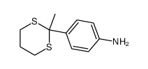 4-(2-methyl-1,3-dithian-2-yl)aniline结构式