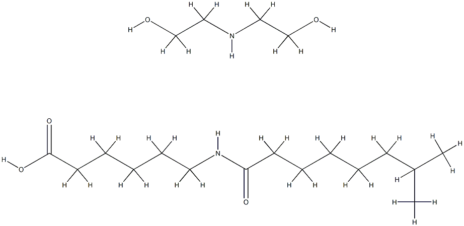 6-(异壬基氨基)己酸与2,2'-亚氨基二乙醇混合物结构式