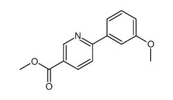 6-(3-甲氧基苯基)烟酸甲酯结构式
