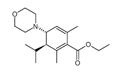 ethyl trans-2,6-dimethyl-3-(1-methylethyl)-4-(4-morpholino)-3,4-dihydrobenzoate结构式