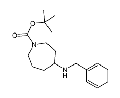 4-(苄基氨基)氮杂烷-1-羧酸叔丁酯结构式