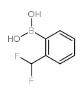 2-Difluoromethyl-benzeneboronic acid Structure
