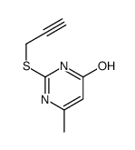 6-methyl-2-prop-2-ynylsulfanyl-1H-pyrimidin-4-one Structure