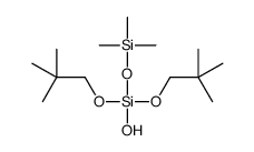 bis(2,2-dimethylpropoxy)-hydroxy-trimethylsilyloxysilane结构式