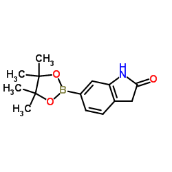 2-氧代吲哚啉-6-硼酸频哪醇酯结构式