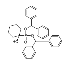 1-dibenzhydryloxyphosphorylcyclohexan-1-ol结构式