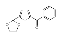 2-BENZOYL-5-(1,3-DIOXOLAN-2-YL)THIOPHENE结构式