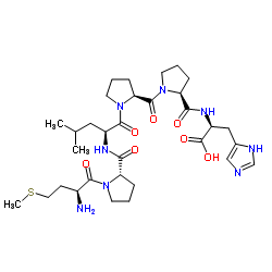 L-Methionyl-L-prolyl-L-leucyl-L-prolyl-L-prolyl-L-histidine Structure