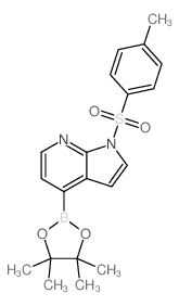 1-[(4-甲基苯基)磺酰基]-4-(4,4,5,5-四甲基-1,3,2-二噁硼烷-2-基)-1H-吡咯并[2,3-b]吡啶图片