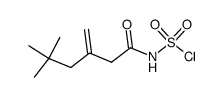 (3-neopentyl-but-3-enoyl)-sulfamoyl chloride结构式