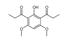 1,1'-(2-Hydroxy-4,6-dimethoxy-1,3-phenylene)bis-1-propanone结构式